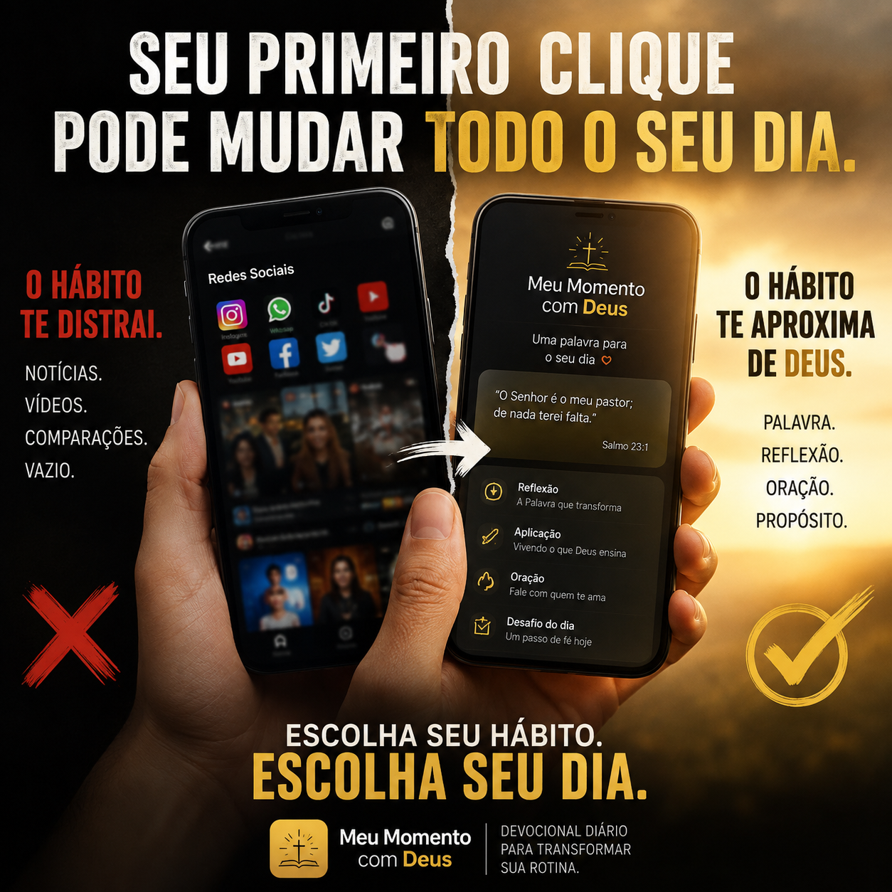 Cabeçalho de Deus no Meu Dia